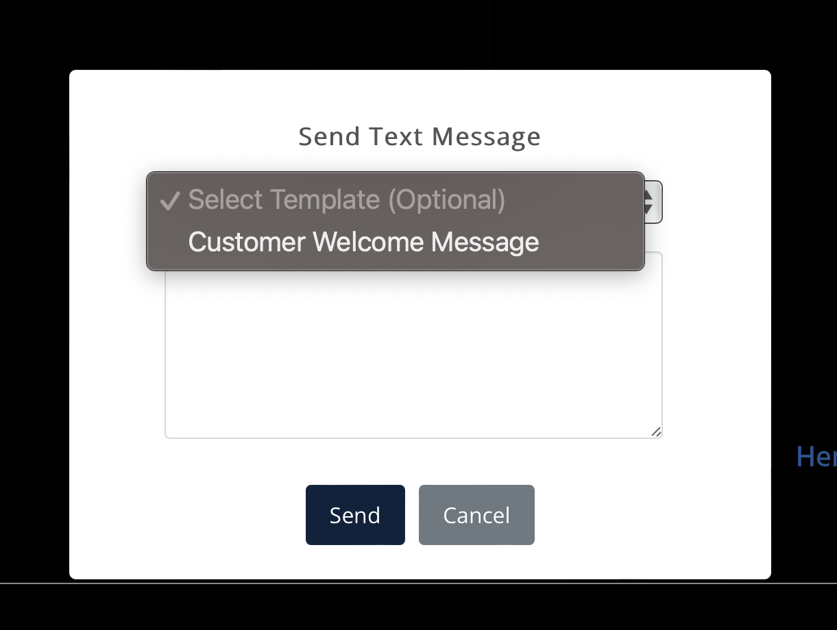 SMS and Text Templates in our two-way messaging auto repair software